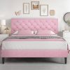 Modern White Queen Bed Frame with Storage and Charging Station 3
