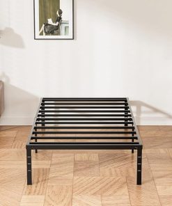Heavy Duty 14 Inch Twin Bed Frame with Storage Easy Assembly 2