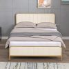 Twin Size Platform Bed with Drawers, Solid Wood Daybed Frame 4