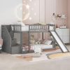 Twin Bed Frame with Charging Station LED Lights Heavy Duty Storage Grey 4