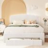 Foldable Wood Slatted Bed Frame for Bedrooms and Guest Rooms 74.8in 3