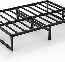 NapQueen Alpha Heavy Duty 14 Inch Metal Bed Frame Easy Assembly Full 2