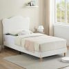 Queen Size House Beds with 2 Storage Drawers, Wood Platform Bed Frame with Rails and Roof Headboard, Montessori Bed with Slats Supports for Kids Girls Boys Adults, White 3