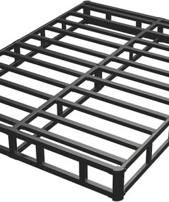 King Bed Frame with Steel Slats Low Profile Easy Assembly No Box Spring 2