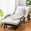 GORELAX Folding Bed Portable Sleeping Cot with Adjustable Backrest