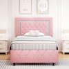 Full Bed Frame 3 in 1 with RGB Lights and USB Charging Station 4