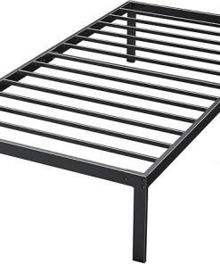 Twin Size Bed Frame 14 Inch Platform Heavy Duty Metal with Storage