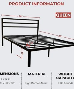 Golden Gate Beds Metal Bed Frame Sturdy Heavy Duty Queen Frame 2