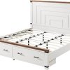 Queen Size 18 Inch High Metal Bed Frame with Heavy Duty Support 3