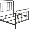 Homhougo Velvet Full Bed Frame with Headboard and Storage Pockets 3