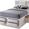 Loft Bed with Shelves and Desk for Kids, Wooden Frame, White Finish 3 Loft Bed with Shelves and Desk for Kids, Wooden Frame, White Finish 3