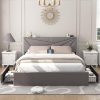 Sturdy Full Size Metal Bed Frame with Headboard and Footboard Black 3