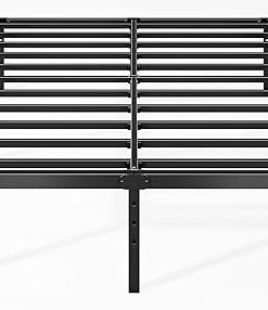 Heavy Duty King Size Metal Bed Frame with Under Bed Storage 2