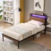 Twin Size Race Car Bed Frame with Wheels Soft PU Leather for Kids 4 Twin Size Race Car Bed Frame with Wheels Soft PU Leather for Kids 4
