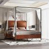 Full Bed Frame with Storage Heavy Duty Steel Slat Support Essential 3