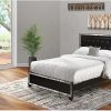 GAOMON King Size Bed Frame with Storage and Charging Station 4