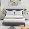 Twin Upholstered Daybed with Storage Drawers in Beige for Living Room 3