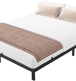 GAOMON 6 Inch Full Metal Low Profile Bed Frame Easy Assembly Black 2