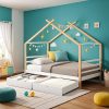 Twin Over Futon Full Metal Bunk Bed with Integrated Ladder Black 3