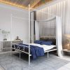 VECELO 14 Inch Queen Bed Frame Metal Platform Mattress Foundation 3