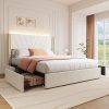 Sturdy Metal Bed Frame with Storage Space No Box Spring Required 4