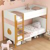 Bellemave Twin Captains Bed Frame with Storage Drawers and Shelves 3