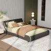 Twin Size Montessori Floor Bed Frame with Safety Fence for Kids 3