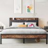 YITAHOME Full Size Upholstered Bed Frame with Drawers and Headboard 3