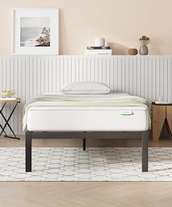 Novilla Twin Metal Bed Frame Heavy Duty No Box Spring Required