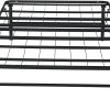 Handmade Velvet King Platform Bed Frame with Tall Upholstered Headboard 3