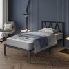 Queen Platform Bed with Gas Lift Storage and Tufted Headboard 3
