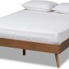 GIME Full Size Bed Frame with Metal Headboard and 10 Legs Support 4