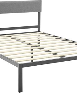 Classic Brands Mornington Black Metal King Bed Frame with Headboard 2