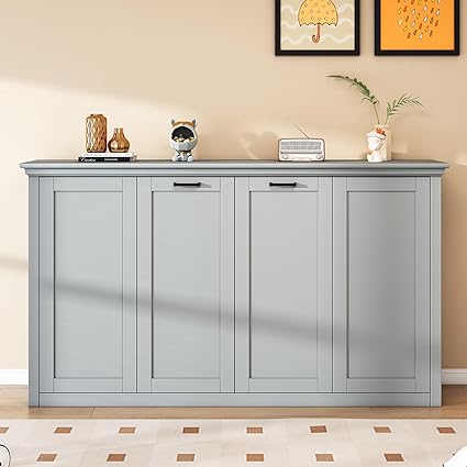 Merax Twin Size Murphy Bed Chest with Storage for Kids and Guests Merax Twin Size Murphy Bed Chest with Storage for Kids and Guests