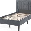 Classic Brands Mornington Black Metal King Bed Frame with Headboard 3
