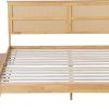 Queen Upholstered Bed Frame with Headboard and Storage Drawers 3