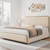 Weehom Twin Bed Frame with Headboard Heavy Duty Metal Platform Storage 4