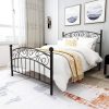 Queen Size Bed Frame with 4 Storage Drawers and Charging Station Grey 4 Queen Size Bed Frame with 4 Storage Drawers and Charging Station Grey 4
