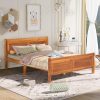 Twin Size Platform Bed Frame with 4 Storage Drawers and Headboard 3