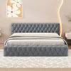 VECELO 16 Inch Tall Metal Bed Frame Heavy Duty Mattress Foundation 3