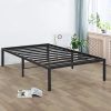Merax Queen Bed Frame with Upholstered Headboard and Silent Slats 4