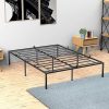 Modern Full Size Bed Frame with Charging Station and LED Lights 4 Modern Full Size Bed Frame with Charging Station and LED Lights 4