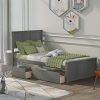 Giantex Full Size Gold Bed Frame with Velvet Headboard and Storage 4 Giantex Full Size Gold Bed Frame with Velvet Headboard and Storage 4