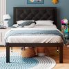 ZINUS Ellie 14 Inch Bamboo Platform Bed Frame Queen Easy Assembly 3