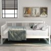 PULLOVE Wood Full Size Daybed Multifunctional Sofa Bed for Kids Adults