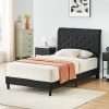 Queen Size Murphy Bed with Desk USB Port and Removable Shelves 3