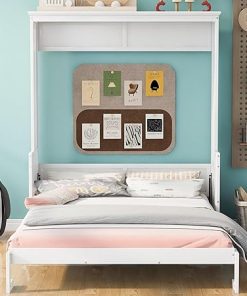 Acosure Queen Murphy Bed with Shelf Space-Saving Design for Kids 2