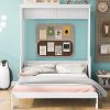Acosure Queen Murphy Bed with Shelf Space-Saving Design for Kids