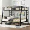 Loft Bed Frame with Desk and Storage Stairs for Bedroom or Apartment 3
