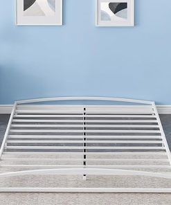 GAOMON Metal Platform Bed Frame Full Size Low Profile Easy Assembly White